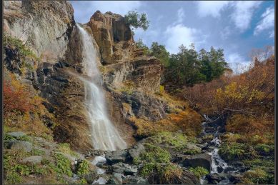 Баритовый водопад Архыз